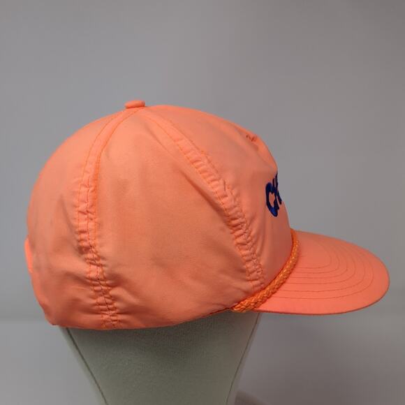CH2M Hill Snapback 5 Panel Cap Orange One Size Adjustable Rope Speedway - Picture 6 of 10